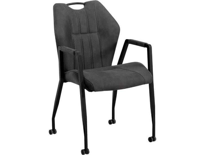 OMG Design Armlehnstuhl Point (Set, 1 St), Esszimmerstuhl mit Rollen, Bürostuhl