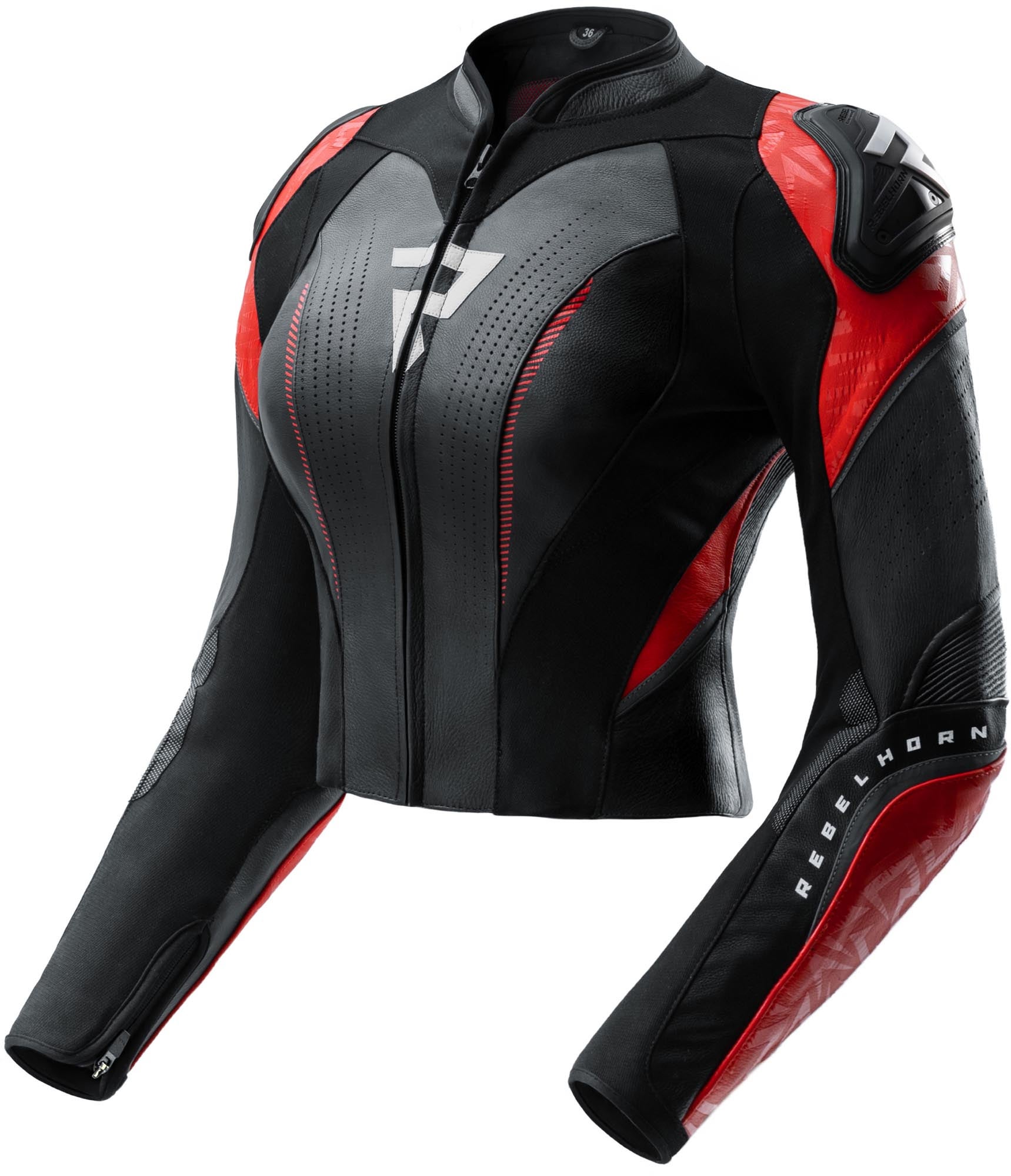 Rebelhorn Diva RS Damen Motorrad Lederjacke RH-LJ-DIVA-RS-02-W46