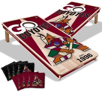 Skip's Garage Arizona Coyotes NHL 2x4 Cornhole Board Set