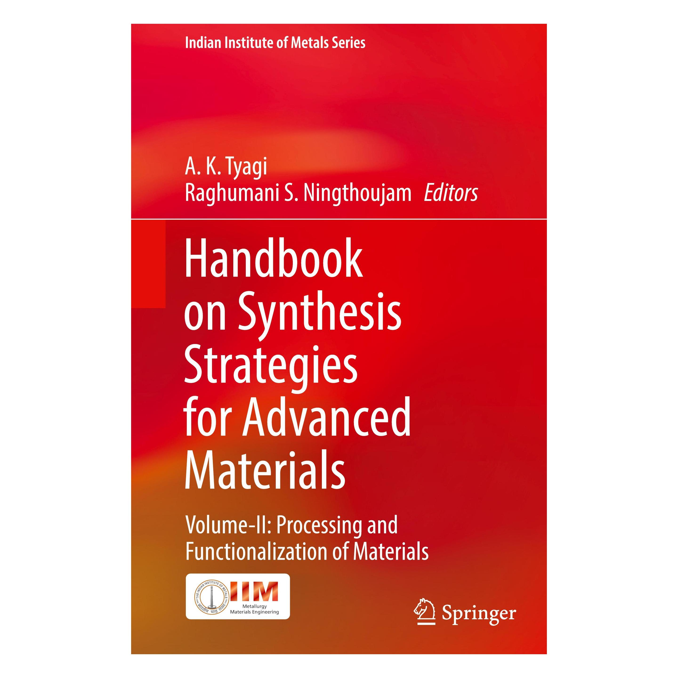 Springer Handbook on Synthesis Strategies for Advanced Materials (Englisch, Hardcover, A. K. Tyagi, Raghumani S. Ningthoujam) (54571975)