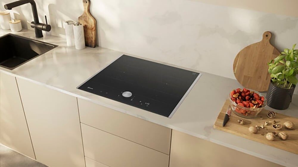 NEFF Flex-Induktions-Kochfeld "T66TTX4L0", schwarz, B:61cm H:5,1cm T:52,7cm, Kochfelder, Flexible Kochzonen & Bratsensor für perfektes Kochen ohne Anbrennen, Flex-Induktions-Kochfeld