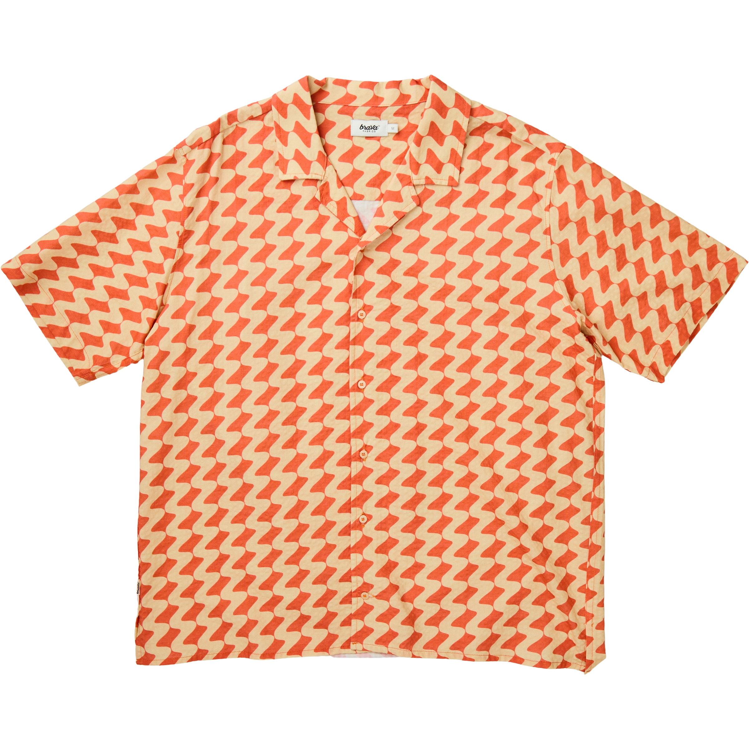 Brava Fabrics Gum Aloha Herren Hemden orange Größe M Lifestyle Widerstandsfähig