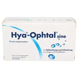 HYA-OPHTAL sine Augentropfen 60X0.5 ml