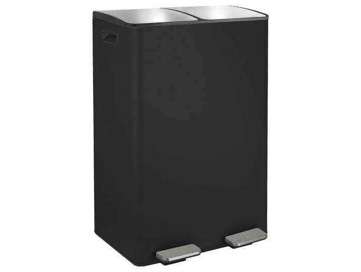 Spirella Abfalleimer, Schwarz, Kunststoff, 60 l, 30x71x45 cm, Haushalt & Reinigung, Reinigung, Eimer & Abfallsysteme