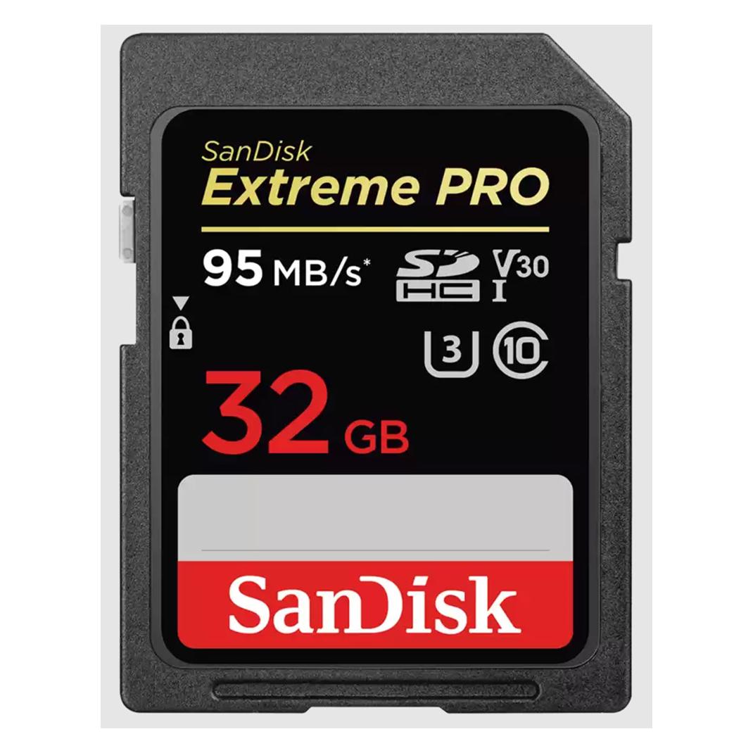 Sandisk Extreme PRO UHS-I V30 (32 GB, SDHC, U3, UHS-I) (SDSDXXO-032G-GN4IN)