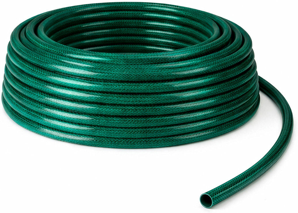 St. Helens Home & Garden Reinforced Hosepipes PVC reinforced 30m Green 50m
