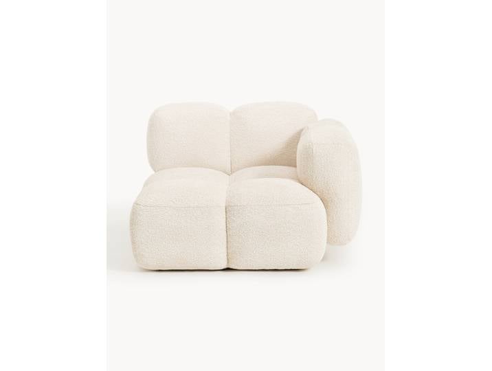 Eckmodul Tayla aus Teddy-Bouclé