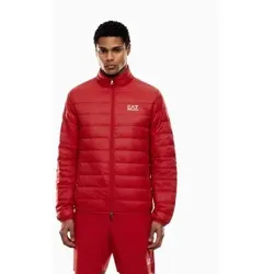 EA7 für Herren. 8NPB23_PNGPZ Core Identity Jacke Rot (S), Lässig, Sportlich, Polyamid