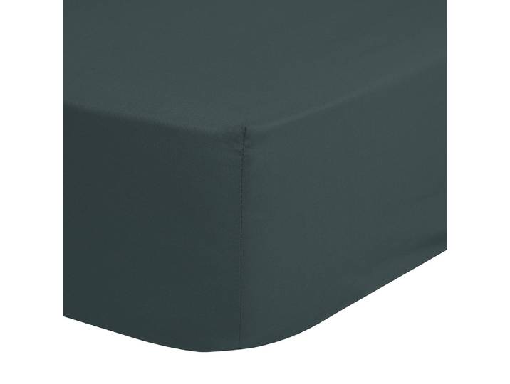 Drap-housse Jenny 160 x 200 cm Vert/Vert foncé