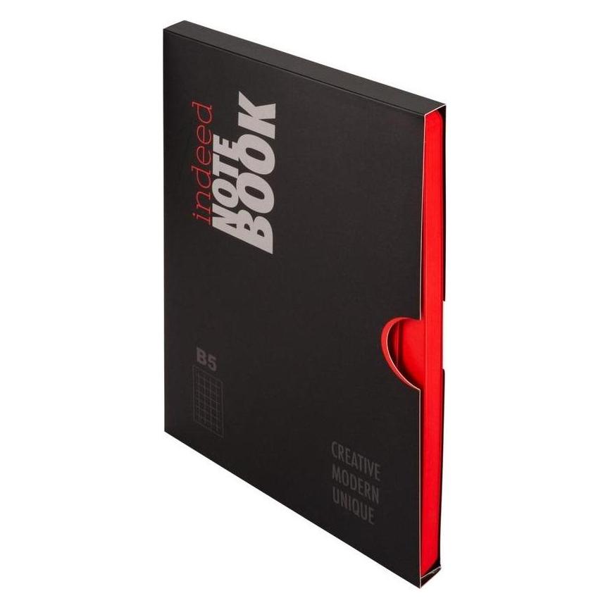 Antrax Notizbuch B5 kariert Indeed rot (B5, Kariert) (5904210064447)