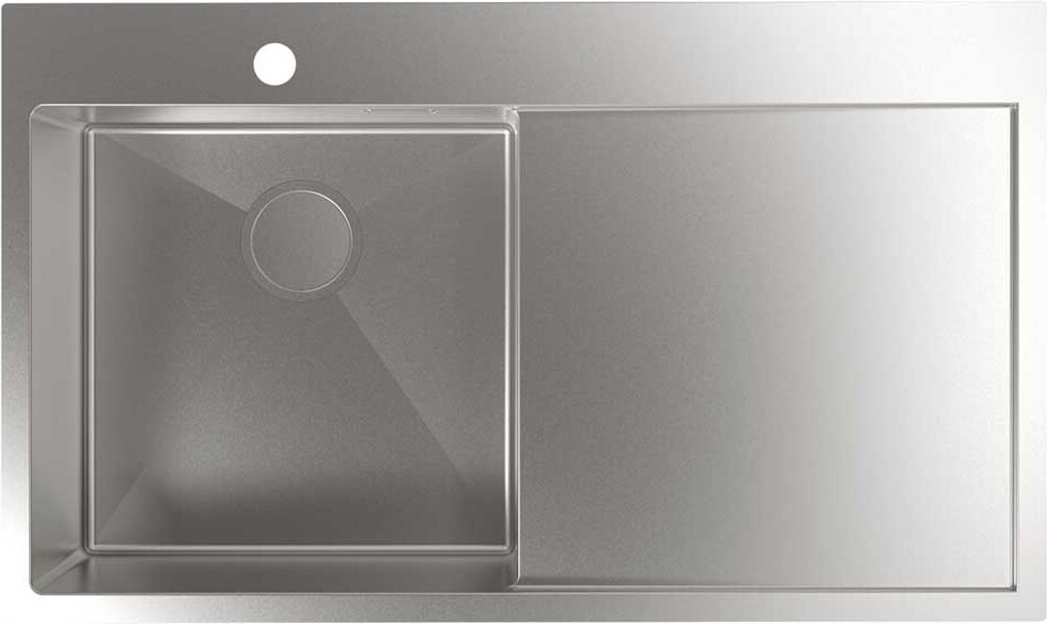 CATA CBS-1 40-40 D R10, Unterbauspüle, Rechteckig, Edelstahl, Edelstahl, 1 Becken, Quadratisch