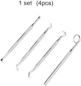 Inspire Daily Merch Teeth Cleaning Tool Dental Plaque Remover Tartar Scraper Scaler Oral Care Dentist Dental Hygiene Kit Calculus Remover 1set