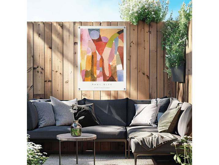 Outdoor-Poster Paul Klee Typ B PVC Multicolor/Multicolor 60 x 80 x 0cm