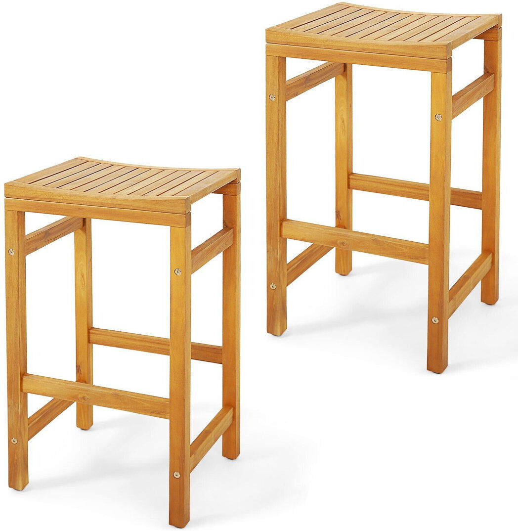Natur Pur Georgetown Outdoor 0cm Stool 76cm H X 42cm W X 38cm D