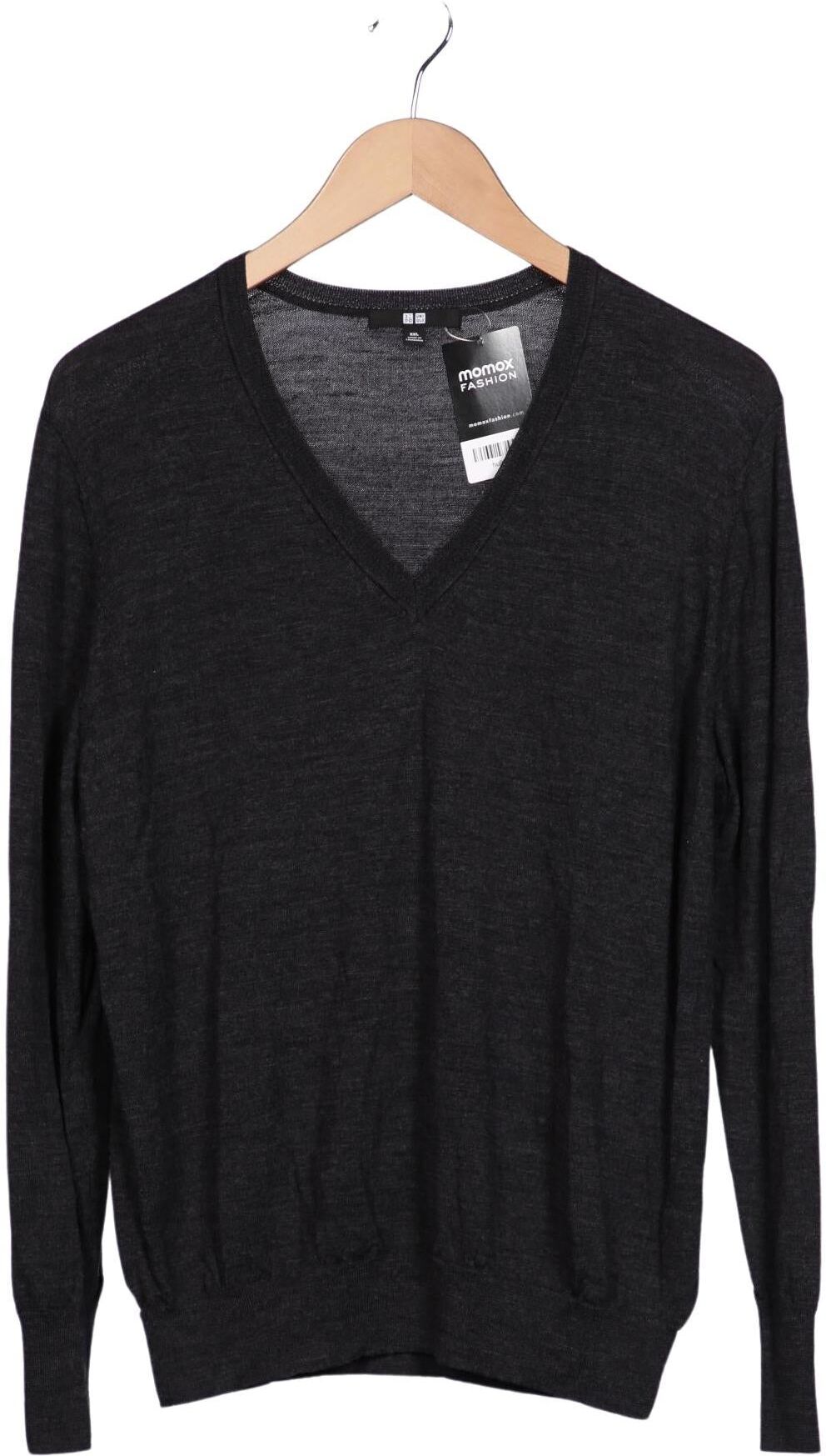 uniqlo Damen Pullover, Grau, Gr. Xxl, Wolle - Second Hand