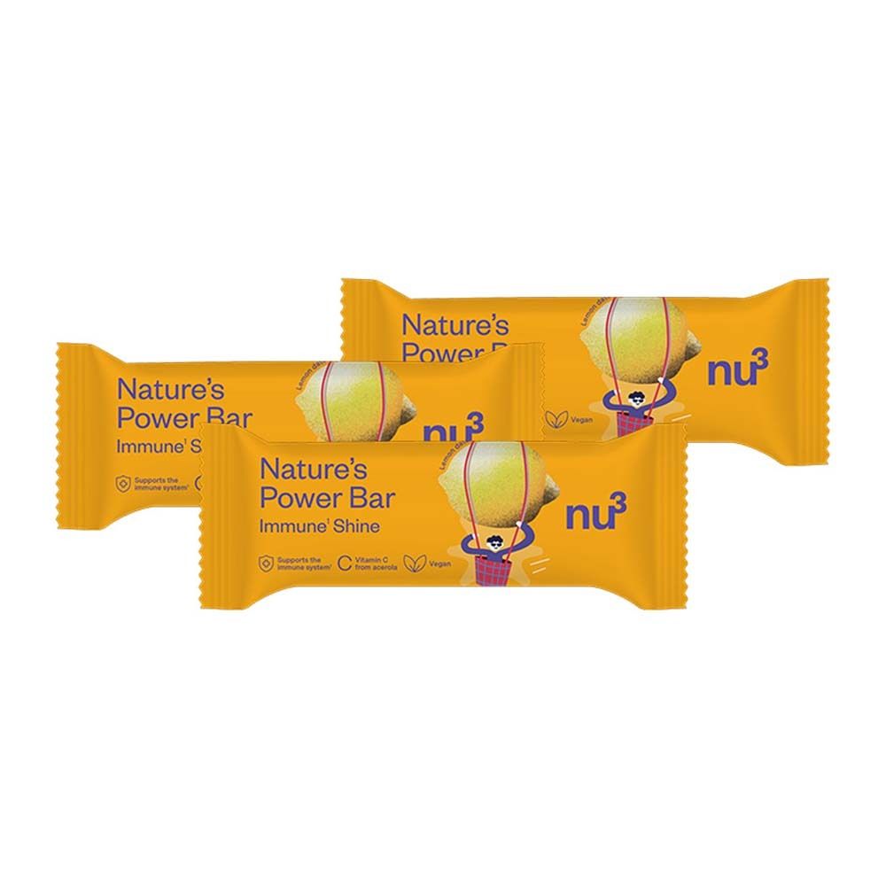 nu3 Nature's Power Bar - Immun Shine x3 3x38 g