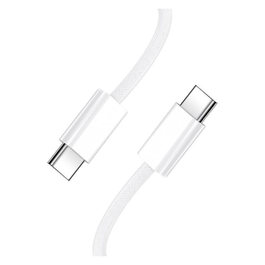 Bwoo Kabel USB-C - USB-C 2m 60W weiss (2 m, 60 W) (62800714)