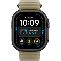 Apple Ocean Band (49 mm, Silikon), Uhrenarmband, Grün