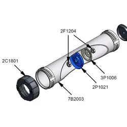 COX Ersatzteil 7B 2003 Barrel Combi 267mm/400ml Aluminium Rohr