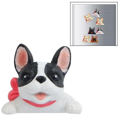 Inspired Deals Cute Sleeping French Bulldog Fridge Magnet 3D Resin Kitchen Decor bulldog Magnetic