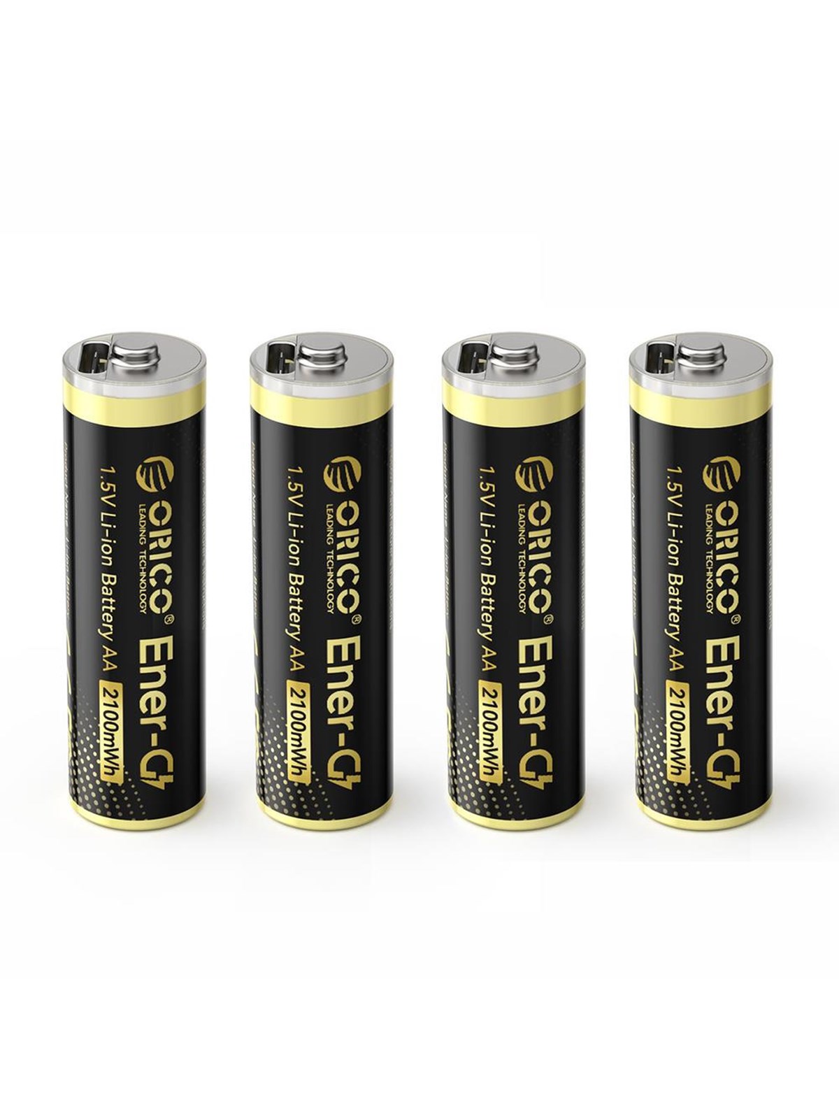 ORICO Ener-G EG5C lithium battery 1.5V 2100mWh AA USB-C rechargeable battery 4 pcs
