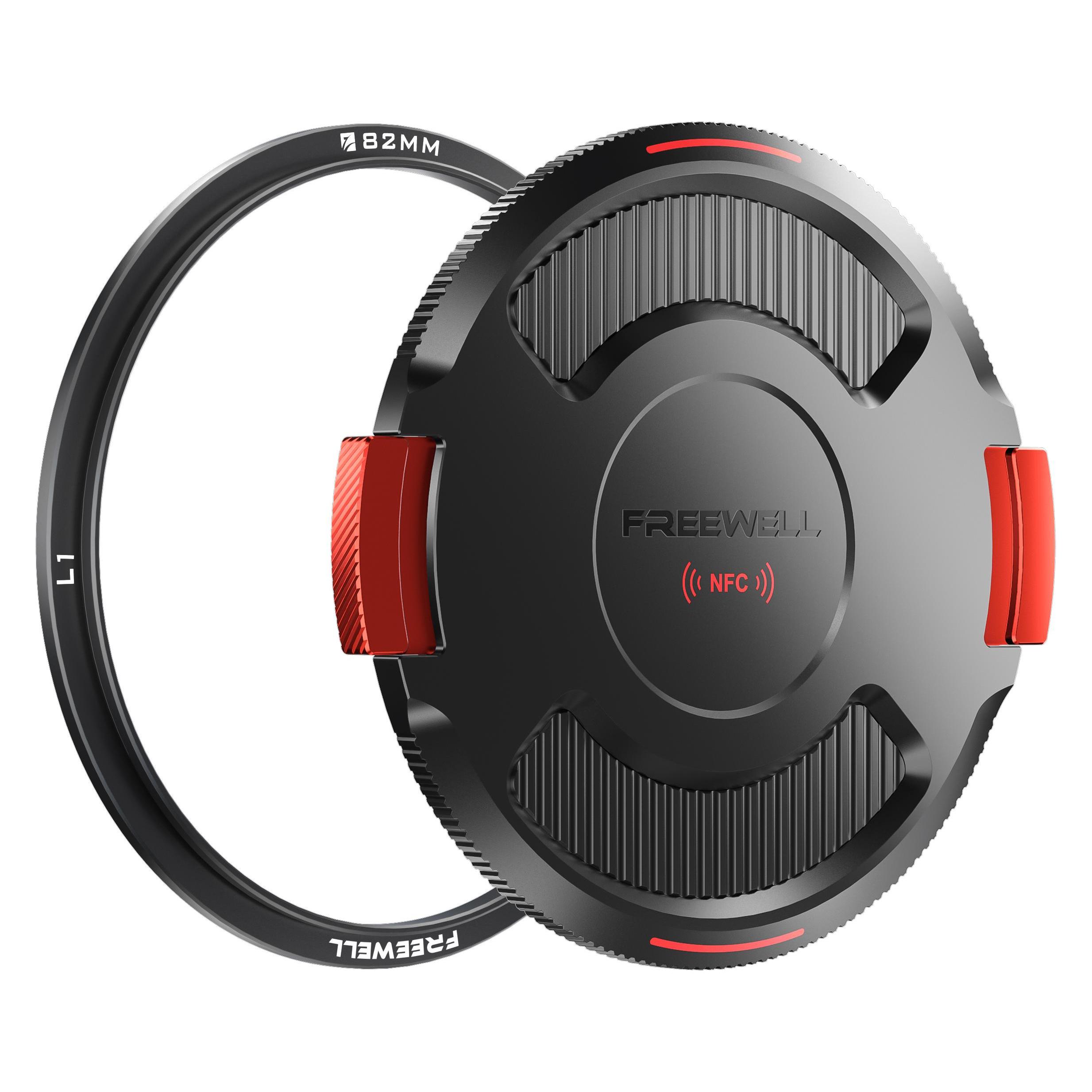 Freewell 82mm Base Ring & Cap for Real Locking VND (FW-L1-BL82)