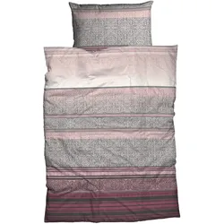 Collection Noblesse Biber-Bettwäsche Turi 155 x 220 cm Biber Rot Bordeaux