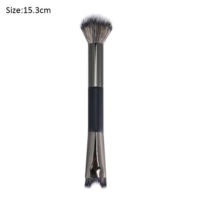 Dual End Nose Contour U Shaped Makeup Brush, Nose Shadow Makeup Brushes, Face Highlighting Eyeshadow Contour Brush Tool a