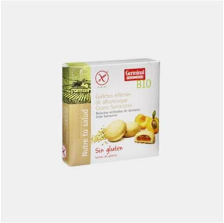 GERMINAL BOLACHAS RECHEADAS COM DAMASCO 200g S/ GLUTEN