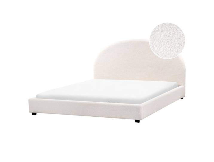 BETT mit Lattenrost 180/200 cm Cremeweiß Vaucluse