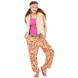 buttinette Hippie-Kostüm "Crazy" für Damen