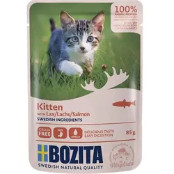 BOZITA Stückchen in Soße mit Lachs (Kitten) 85 g