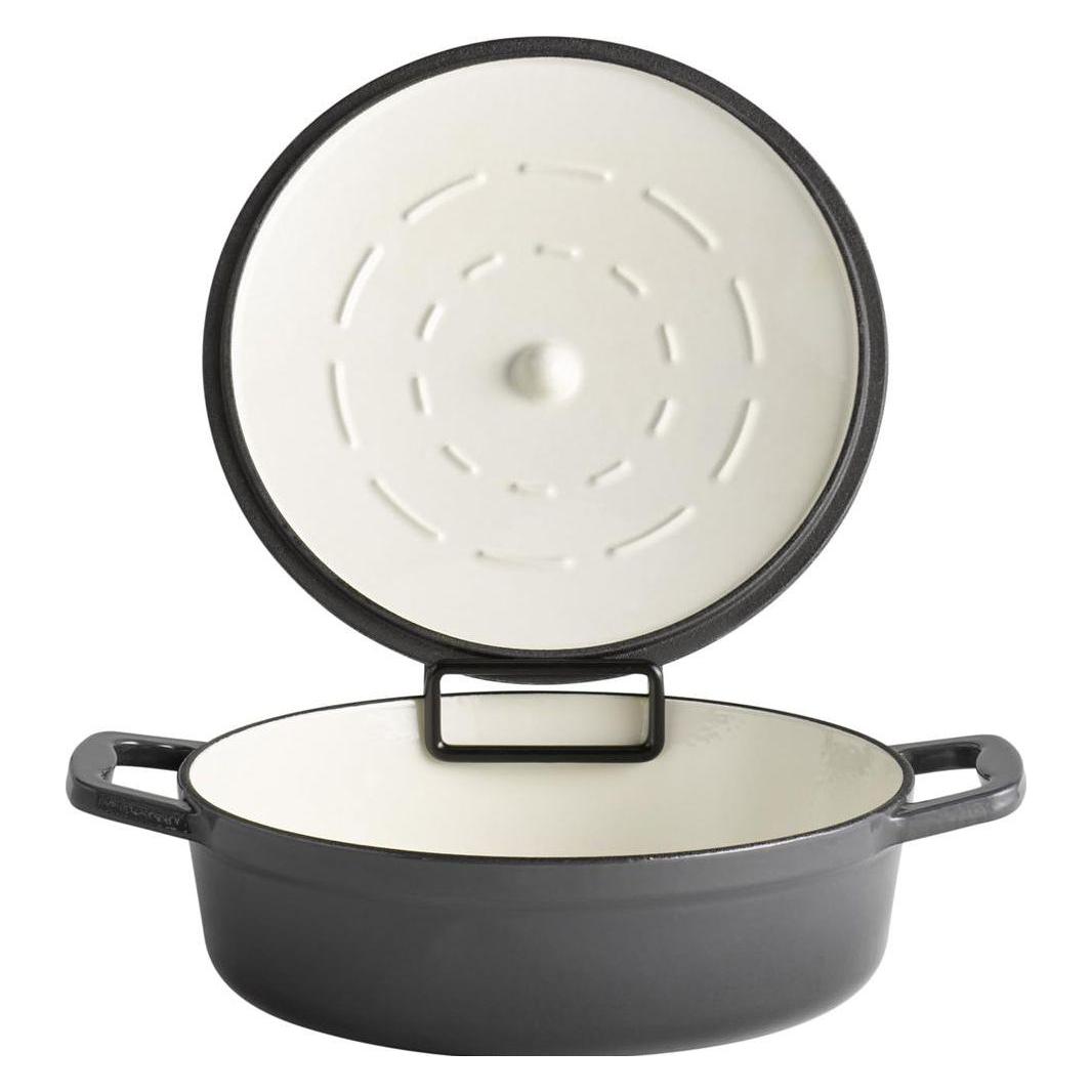 APS Bräter mit Deckel "5 STARS" (Bräter + Schmortopf, Gusseisen, 24 x 7 cm) (88301)