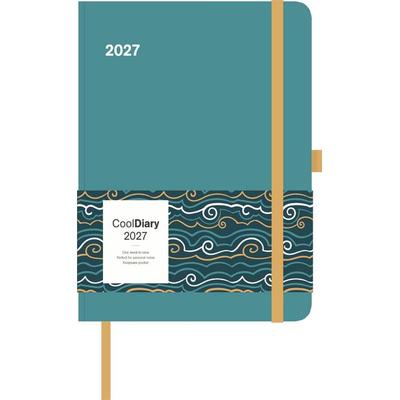 Cool Diary Teal Ocean 2027