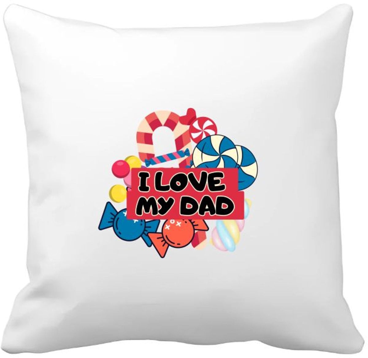 Akyol Kussenhoes voor Papa - Liefste Papa - 40 x 40 cm