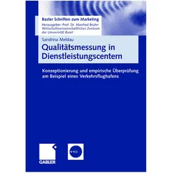 Qualitätsmessung in Dienstleistungscentern, Fachbücher von Sandrina Meldau
