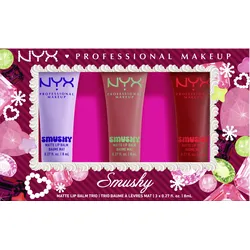NYX PROFESSIONAL MAKEUP Smushy Matte Trio Blurred Matte Lip Balm Set