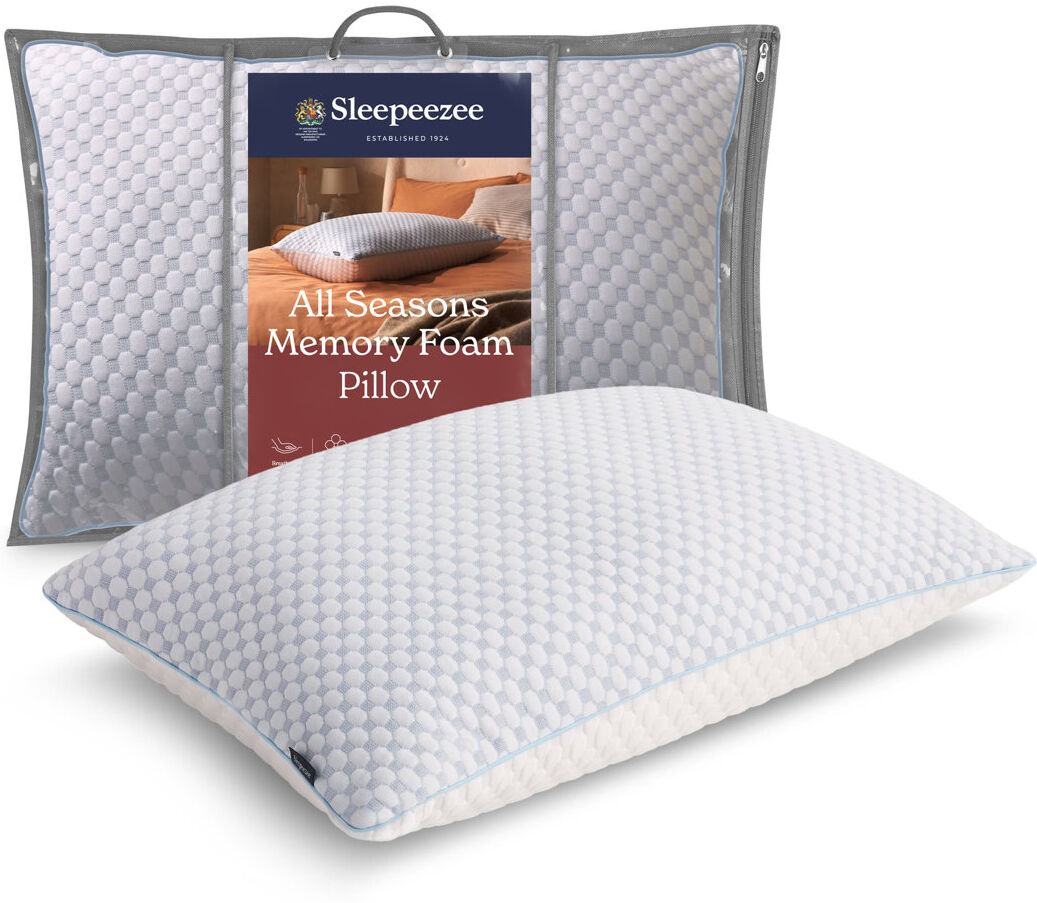 Sleepeezee All Seasons Memory Foam Pillow White