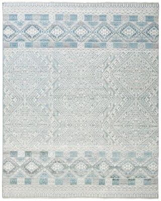 Grand Bazaar Eckhart Hand Knotted Diamond Transitional Area Rug