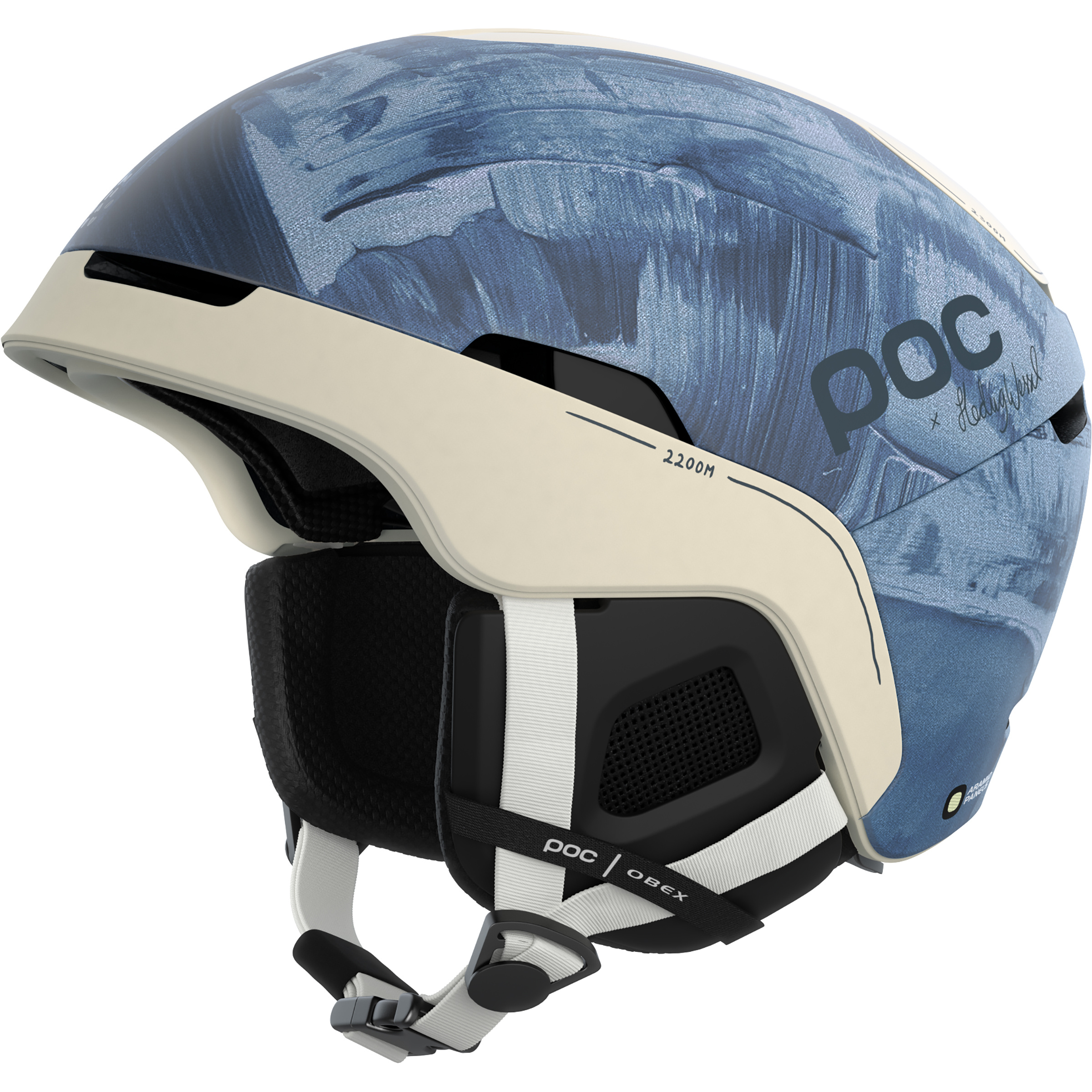POC Obex BC Mips Hedvig Wessel Ed. Skihelm Skihelme blau Größe 55-58cm Trekking