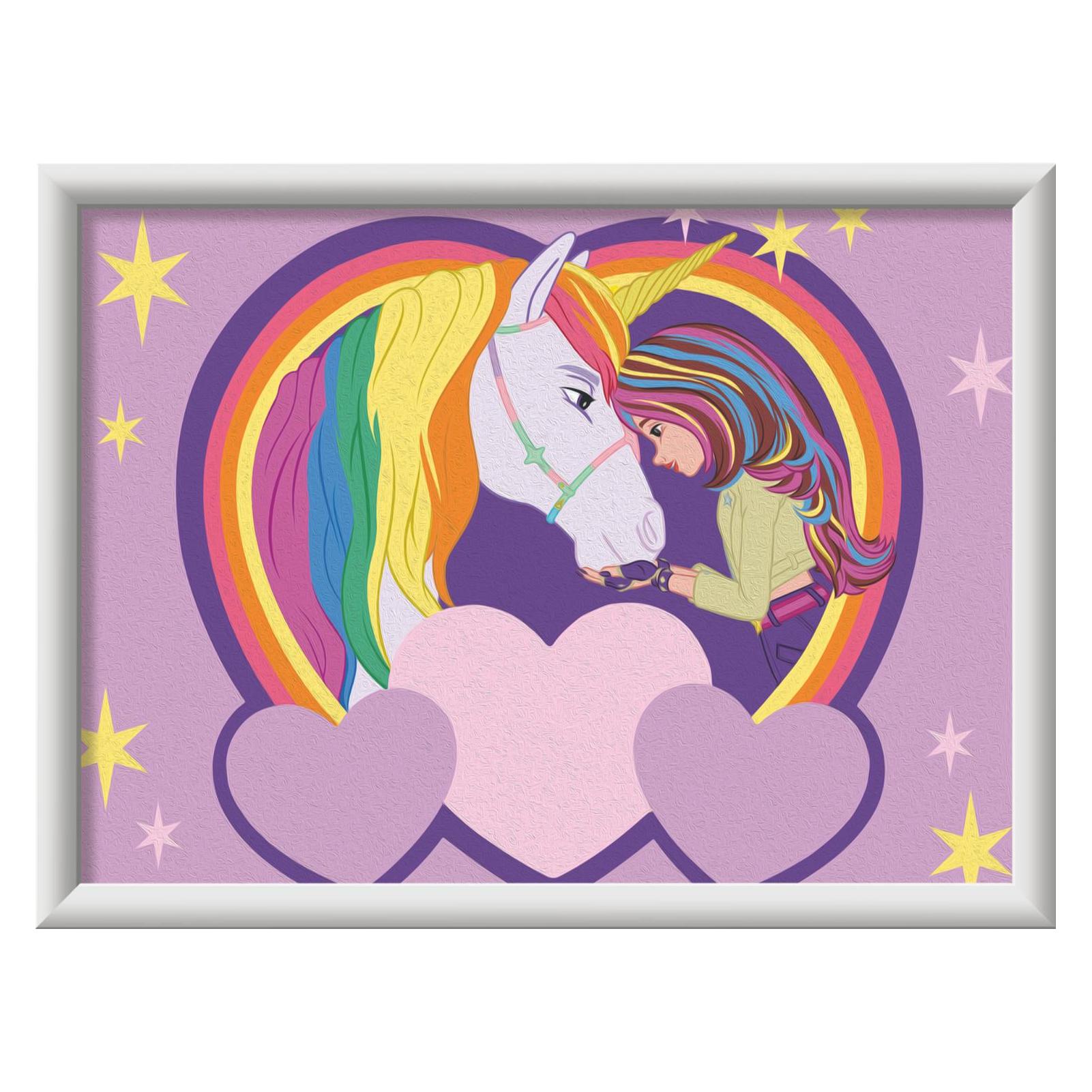 Ravensburger CreArt, Malen nach Zahlen Kinder - Unicorn Academy - Sophia & Wildstar (12023062)