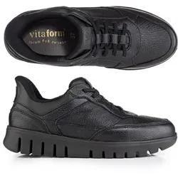 VITAFORM Damen-Sneaker Hirschleder Komforteinstieg Flexsohle