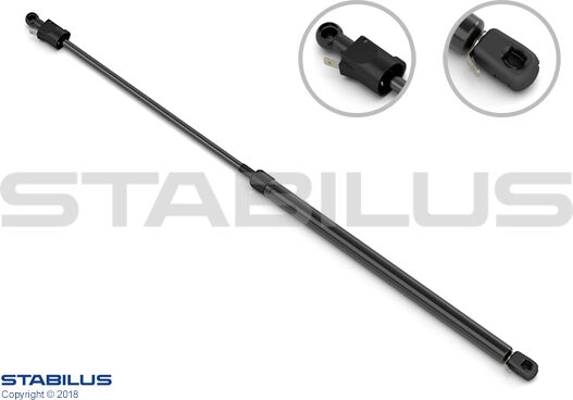 Stabilus Gasfeder, Koffer-/laderaum // Elektro-Lift 942863 Für Porsche