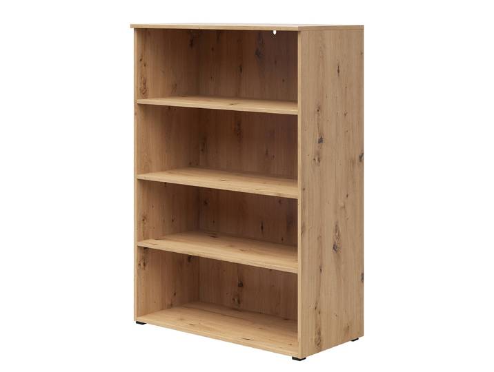 Regal Hick Spanplatte, foliert Braun/Eiche Artisan Dekor 80 x 115cm