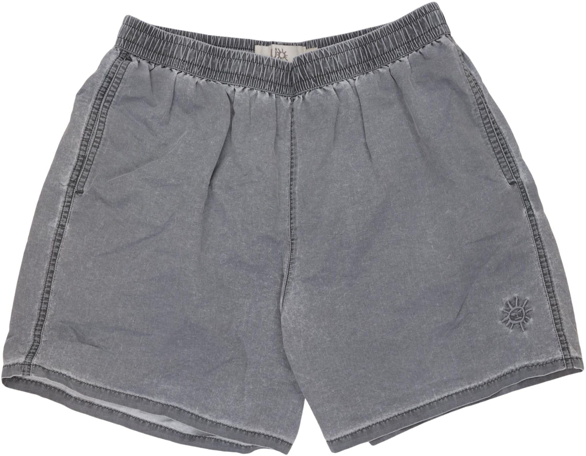 Urban Outfitters Herren Shorts, Grau, Gr. L, Synthetik - Second Hand