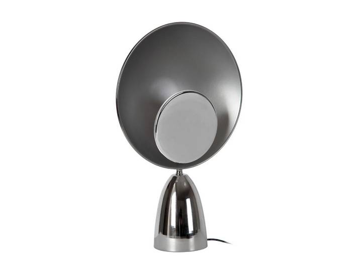 Lucide Led-Tischleuchte, Schwarz, Metall, Metalloptik, rund, 9.8x40x25.5 cm, RoHS, Reach, Europäischer Sicherheitsstandard, Schnurschalter, mit Schalter, Lampen & Leuchten, LED Beleuchtung, LED-Tischleuchten