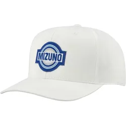 Mizuno Cap Patch Snapback, weiss/blau