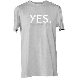 YES YES T-Shirt 2021 heather grey - XL