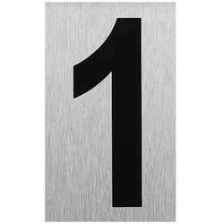 ProPlus SF_972109 Aluminium Türschild "1" 100x60mm Tür Schild