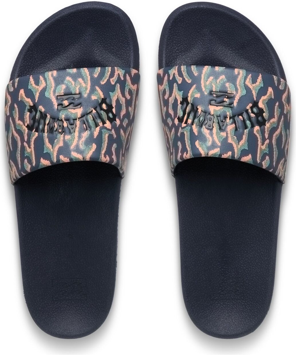Sandale BILLABONG "Paradise", Herren, Gr. 10 (43), blau (charcoal grau), Obermaterial: 100% EVA / Futter: 100% Polyester / Innensohle: 100% Phylon / Außensohle: 100% Phylon., Schuhe Sandale